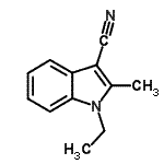 CAS#: 917207-79-5， 1-Ethyl-2-methyl-1H-indole-3-carbonitrile
