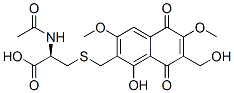 CAS#: 91776-45-3， N-Acetyl-S-[[5,8-Dihydro-1-Hydroxy-7-(Hydroxymethyl)-3,6-Dimethoxy-5,8-Dioxonaphthalen-2-Yl]Methyl]-L-Cysteine
