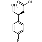 CAS#: 918149-75-4， (3R)-3-(4-Fluorophenyl)-4-pentenoic acid