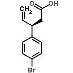 CAS#: 918149-79-8， (3R)-3-(4-Bromophenyl)-4-pentenoic acid