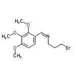 CAS#: 918335-87-2， (Z)-N-(3-Bromopropyl)-1-(2,3,4-trimethoxyphenyl)methanimine