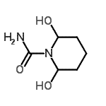 CAS#: 91894-98-3， 2,6-Dihydroxy-1-piperidinecarboxamide