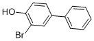 structure of CAS# 92-03-5, 3-Bromo-4-hydroxydiphenyl;2-Bromo-4-Phenyl-Phenol;Zinc00120460;3-Bromo-4-Hydroxybiphenyl