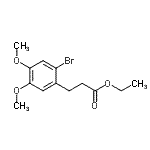 CAS#: 92018-57-0， Ethyl 3-(2-bromo-4,5-dimethoxyphenyl)propanoate