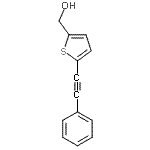 CAS#: 92070-91-2， [5-(Phenylethynyl)-2-thienyl]methanol