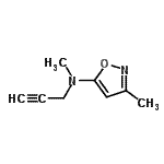 CAS#: 92087-54-2， N,3-Dimethyl-N-(2-propyn-1-yl)-1,2-oxazol-5-amine