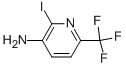 structure of CAS# 920979-04-0, 2-Iodo-6-(Trifluoromethyl)-3-Pyridinamine;3-Amino-2-Iodo-6-(Trifluoromethyl)-Pyridine;3-Amino-6-Iodo-2-Trifluoromethylpyridine
