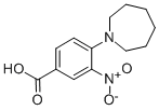 结构式 CAS# 92109-03-0, 4-(六氢-1H-氮杂卓-1-基)-3-硝基-苯甲酸