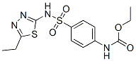CAS#: 92110-38-8， Ethyl [4-[[(5-Ethyl-1,3,4-Thiadiazol-2-Yl)Amino]Sulphonyl]Phenyl]-Carbamate