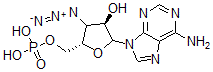 CAS#: 92117-24-3， 9-(3'-Azido-3'-Deoxyxylofuranosyl)Adenine 5'-Monophosphate