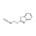 CAS#: 92137-10-5， 2-[(Isocyanatomethyl)sulfanyl]-1,3-benzothiazole