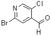 structure of CAS# 921630-14-0, 2-Bromo-5-Chloro-4-Pyridinecarboxaldehyde;2-Bromo-5-Chloropyridine-4-Carboxaldehyde;2-Bromo-5-Chloro-4-Pyridinecarboxaldehyde;2-Bromo-5-Chloropyridine-4-Carbaldehyde