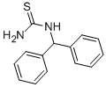 结构式 CAS# 92192-94-4, N-(二苯基甲基)-硫脲