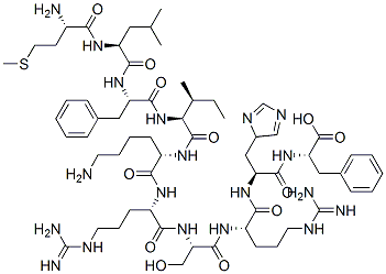 CAS#: 92237-18-8， Methionyl-Leucyl-Phenylalanyl-Isoleucyl-Lysyl-Arginyl-Seryl-Arginyl-Histidyl-Phenylalanine