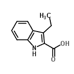 CAS#: 92287-88-2， 3-Ethyl-1H-indole-2-carboxylic acid