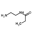 structure of CAS# 925-58-6, N-(2-Aminoethyl)propanamide;N-(2-Amino-ethyl)-propionamide;MFCD03308692