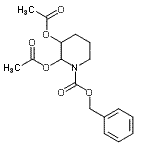 CAS#: 92599-77-4， Benzyl 2,3-diacetoxy-1-piperidinecarboxylate