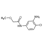 结构式 CAS# 926265-38-5, N-(3-氨基-4-氯苯基)-2-甲氧基乙酰胺