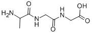 structure of CAS# 927-21-9, Alanylglycyl-Glycine;2-[[2-[(2-Amino-1-Oxopropyl)Amino]-1-Oxoethyl]Amino]Acetic Acid;2-[[2-(Alanylamino)Acetyl]Amino]Acetic Acid;2-[2-(2-Aminopropanoylamino)Ethanoylamino]Ethanoic Acid