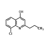CAS#: 927800-63-3， 8-Chloro-2-propyl-4-quinolinol