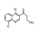 CAS#: 927800-77-9， Ethyl 4-bromo-8-chloro-3-quinolinecarboxylate