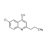 CAS#: 927800-89-3， 6-Chloro-2-propyl-4-quinolinol