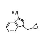 CAS#: 927802-22-0， 1-(Cyclopropylmethyl)-1H-indazol-3-amine