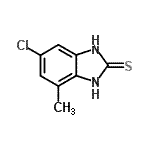 CAS#: 92806-97-8， 6-chloro-4-methyl-1,3-dihydrobenzimidazole-2-thione