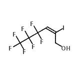 CAS#: 92835-82-0， (2E)-4,4,5,5,6,6,6-Heptafluoro-2-iodo-2-hexen-1-ol