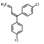CAS#: 92854-06-3， 1,1'-(1,3-Butadiene-1,1-diyl)bis(4-chlorobenzene)