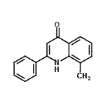 structure of CAS# 92855-38-4, 8-Methyl-2-phenyl-4(1H)-quinolinone;NCI60_017137;NSC649128