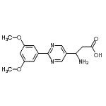 CAS#: 928713-68-2， 3-Amino-3-[2-(3,5-dimethoxyphenyl)-5-pyrimidinyl]propanoic acid