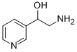 structure of CAS# 92990-44-8, alpha-(Aminomethyl)-3-Pyridinemethanol;2-Amino-1-Pyridin-3-Ylethanol(SALTDATA: HCOOH 0.3H2O);3-Pyridinemethanol, .Alpha.-(Aminomethyl)-;A-(Aminomethyl)-3-Pyridinemethanol