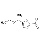 CAS#: 93116-67-7， 5-(1-Ethoxyethyl)-2-furoyl chloride