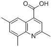 结构式 CAS# 93189-20-9, 2,6,8-三甲基喹啉-4-羧酸