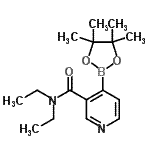 CAS#: 932382-18-8， N,N-Diethyl-4-(4,4,5,5-tetramethyl-1,3,2-dioxaborolan-2-yl)nicotinamide