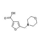 CAS#: 932854-92-7， 5-(4-Morpholinylmethyl)-3-furoic acid