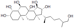CAS#: 93368-88-8， 5Alpha-Cholestane-3beta,4beta,6alpha,8beta,15alpha,16beta,26-Heptaol