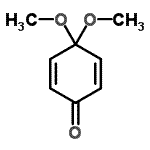 CAS#: 935-50-2， 4,4-Dimethoxy-2,5-cyclohexadien-1-one