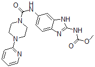 CAS#: 93522-20-4， Methyl 5(6)-4-2-pyridylpiperazinocarbamoylbenzimidazole-2-carbamate