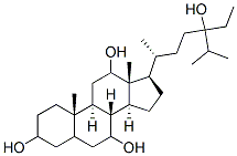CAS#: 93522-97-5， 24-Ethylcholestane-3,7,12,24-Tetrol