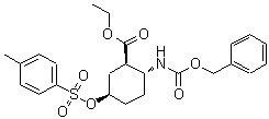 CAS#: 935470-10-3， Ethyl (1R,2R,5R)-2-{[(benzyloxy)carbonyl]amino}-5-{[(4-methylphenyl)sulfonyl]oxy}cyclohexanecarboxylate