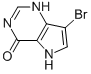 结构式 CAS# 93587-23-6, 7-溴-3,5-二氢-4H-吡咯并[3,2-d]嘧啶-4-酮