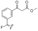 结构式 CAS# 93618-66-7, 3-氧代-3-[3-(三氟甲基)苯基]丙酸甲酯