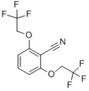 结构式 CAS# 93624-57-8, 2,6-二(2,2,2-三氟乙氧基)-苯甲腈