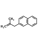 结构式 CAS# 936621-15-7, 2-(2-甲基-2-丙烯-1-基)萘