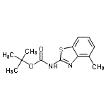 CAS#: 936827-72-4， 2-Methyl-2-propanyl (4-methyl-1,3-benzothiazol-2-yl)carbamate