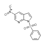 CAS#: 937012-11-8， 5-Nitro-1-(phenylsulfonyl)-1H-pyrrolo[2,3-b]pyridine