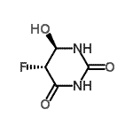 CAS#: 93713-25-8， (5R,6R)-5-Fluoro-6-hydroxydihydro-2,4(1H,3H)-pyrimidinedione
