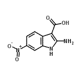 CAS#: 937673-92-2， 2-Amino-6-nitro-1H-indole-3-carboxylic acid